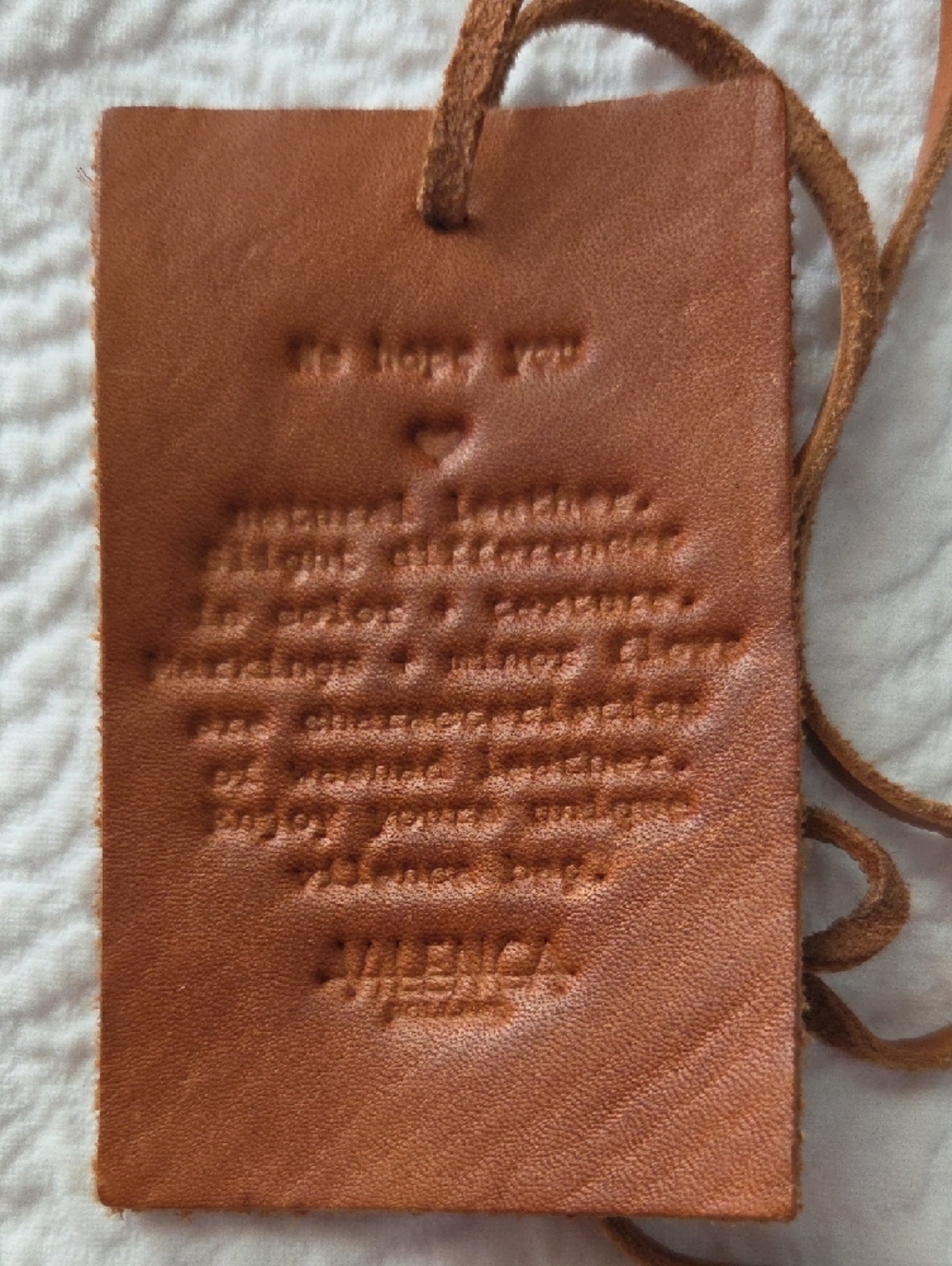 Valencia Woven Leather Backpack in Warm Cognac - Picture 7 of 7